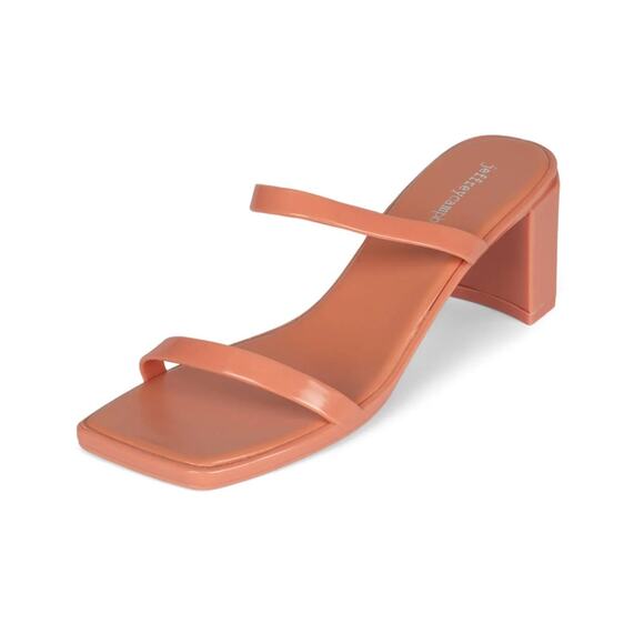 Jeffrey Campbell Jamm Jelly High Heel Slide Sandals Pink - Picture 6 of 6